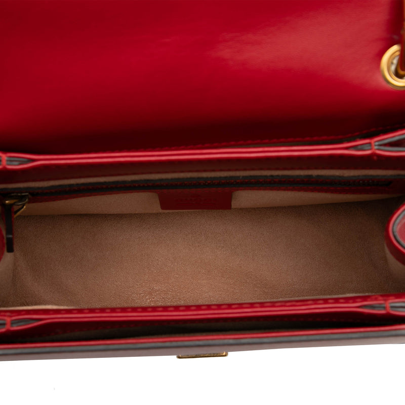 Small Tricolor Calfskin Queen Margaret Top Handle Bag - Image 4