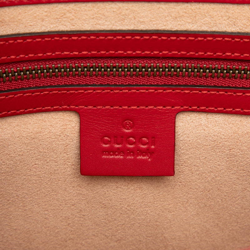 Small Tricolor Calfskin Queen Margaret Top Handle Bag - Image 5