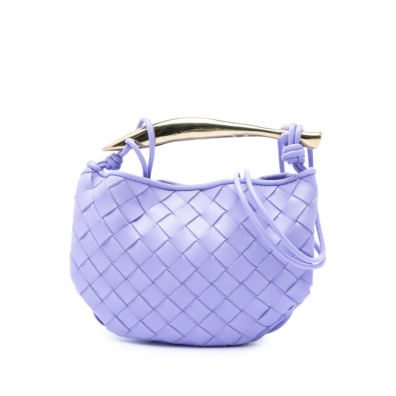 Baby Lambskin Intrecciato Sardine