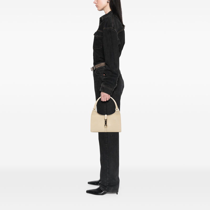 Calfskin Jackie Bardot Handbag - Image 7