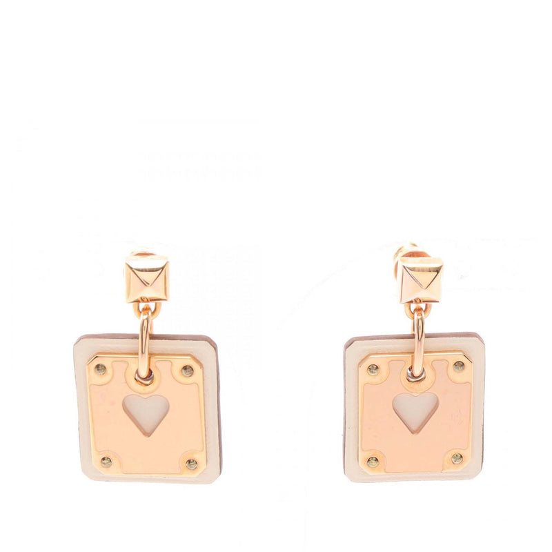Gold Plated Swift As De Coeur Push Back Earrings