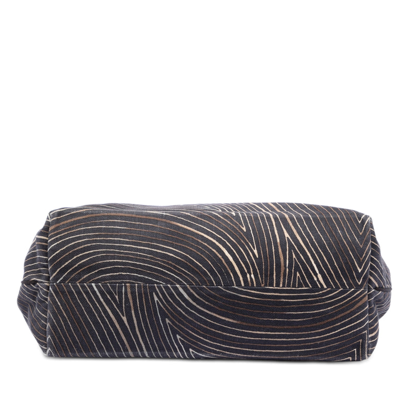 Printed Canvas Cabat Tote - Image 3