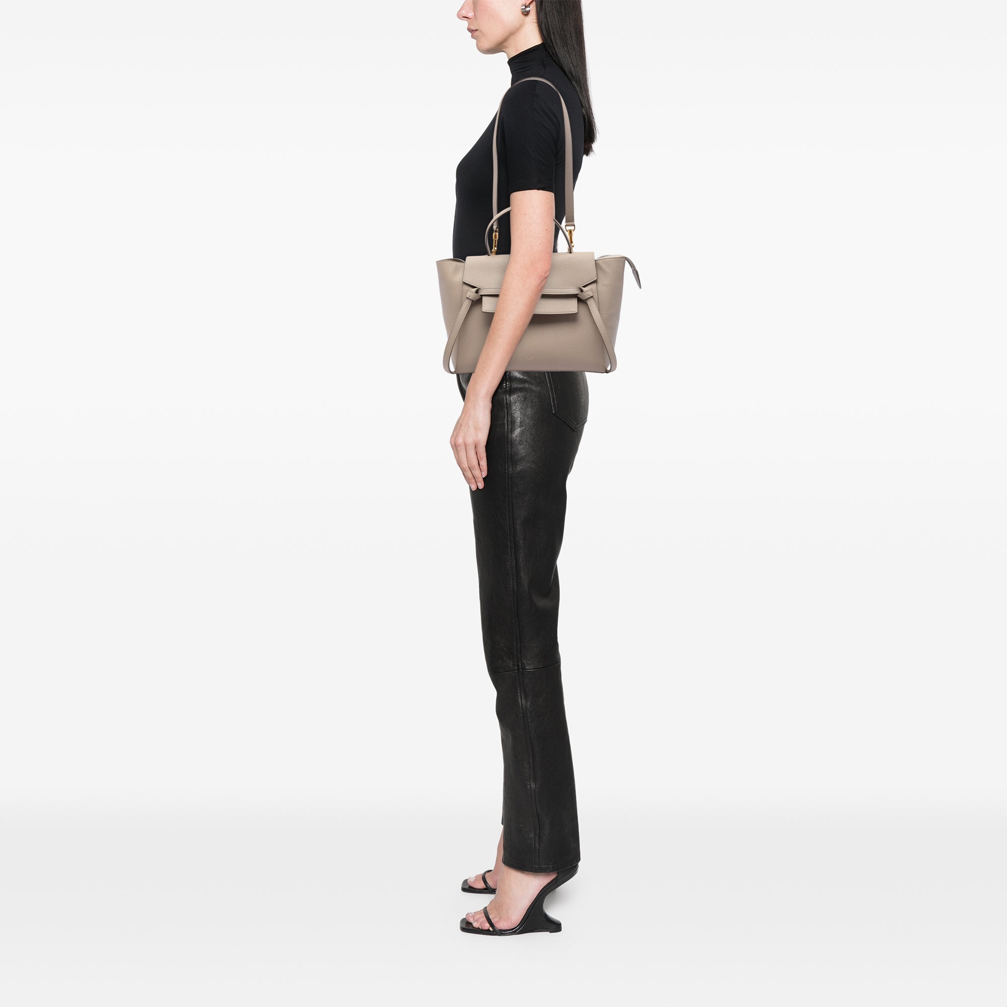 Mini Grained Calfskin Belt Bag - Image 6