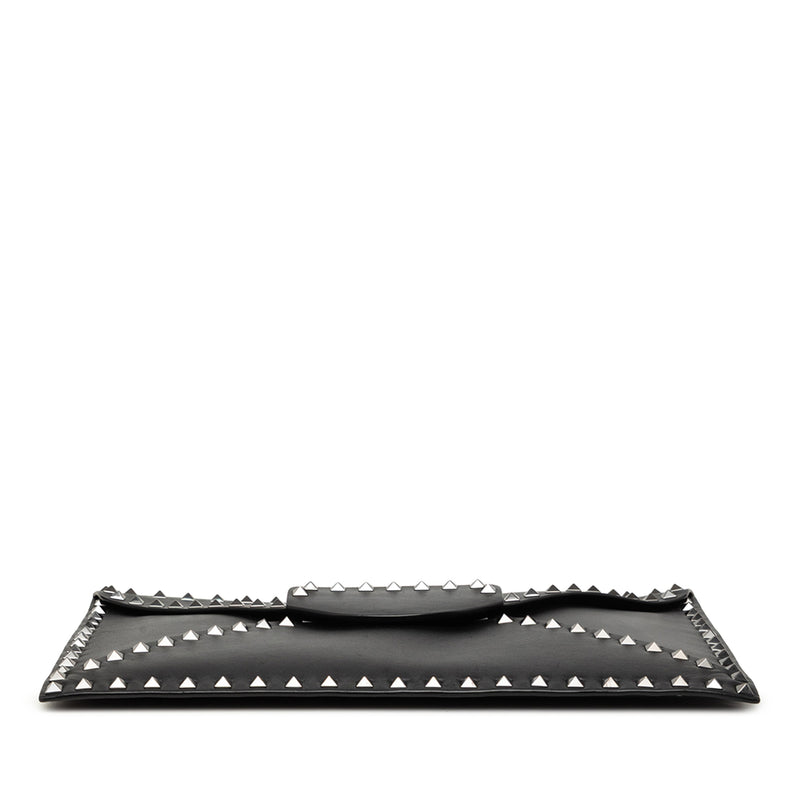 Leather Rockstud Untitled Envelope Clutch - Image 3