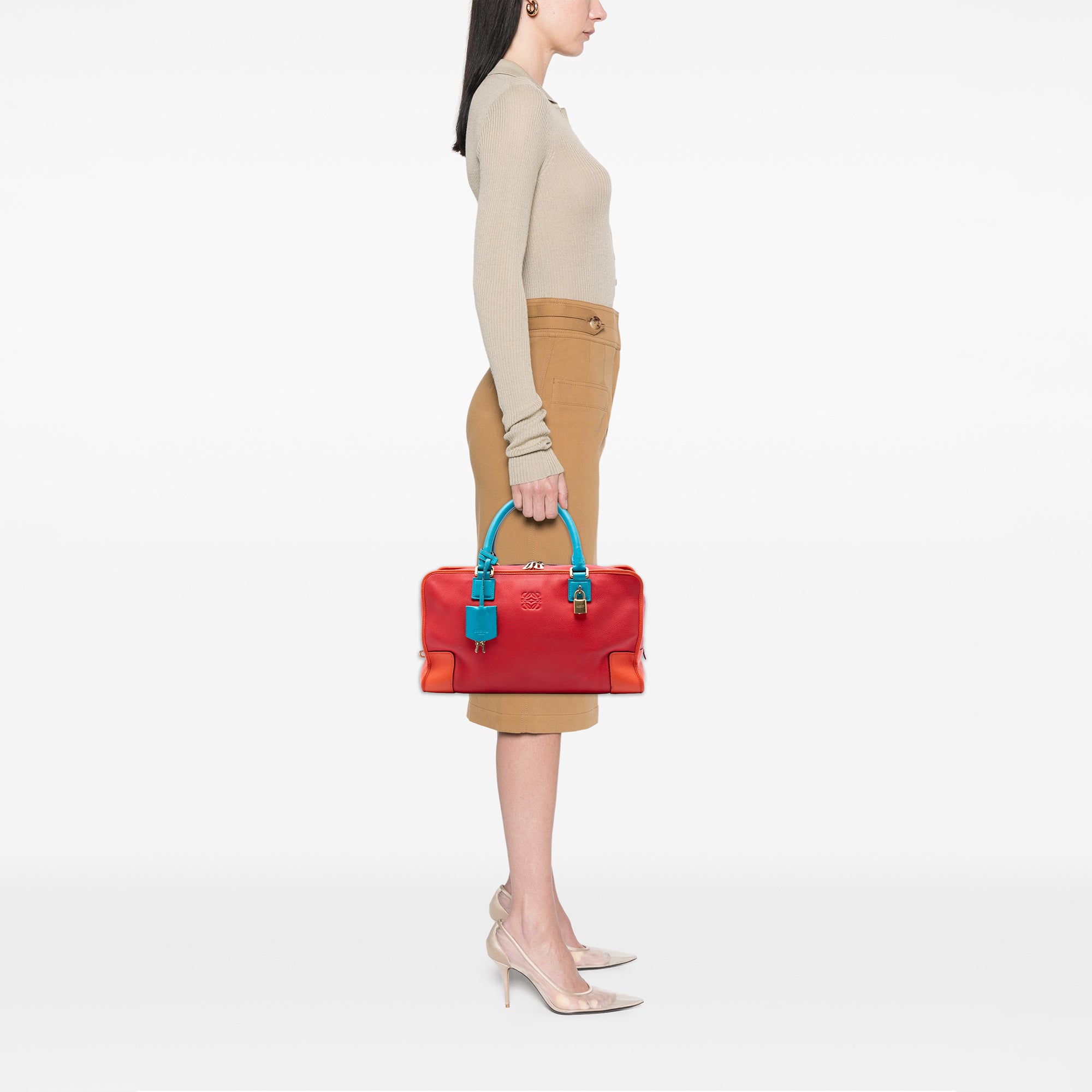 Tricolor Leather Amazona 36 - Image 7
