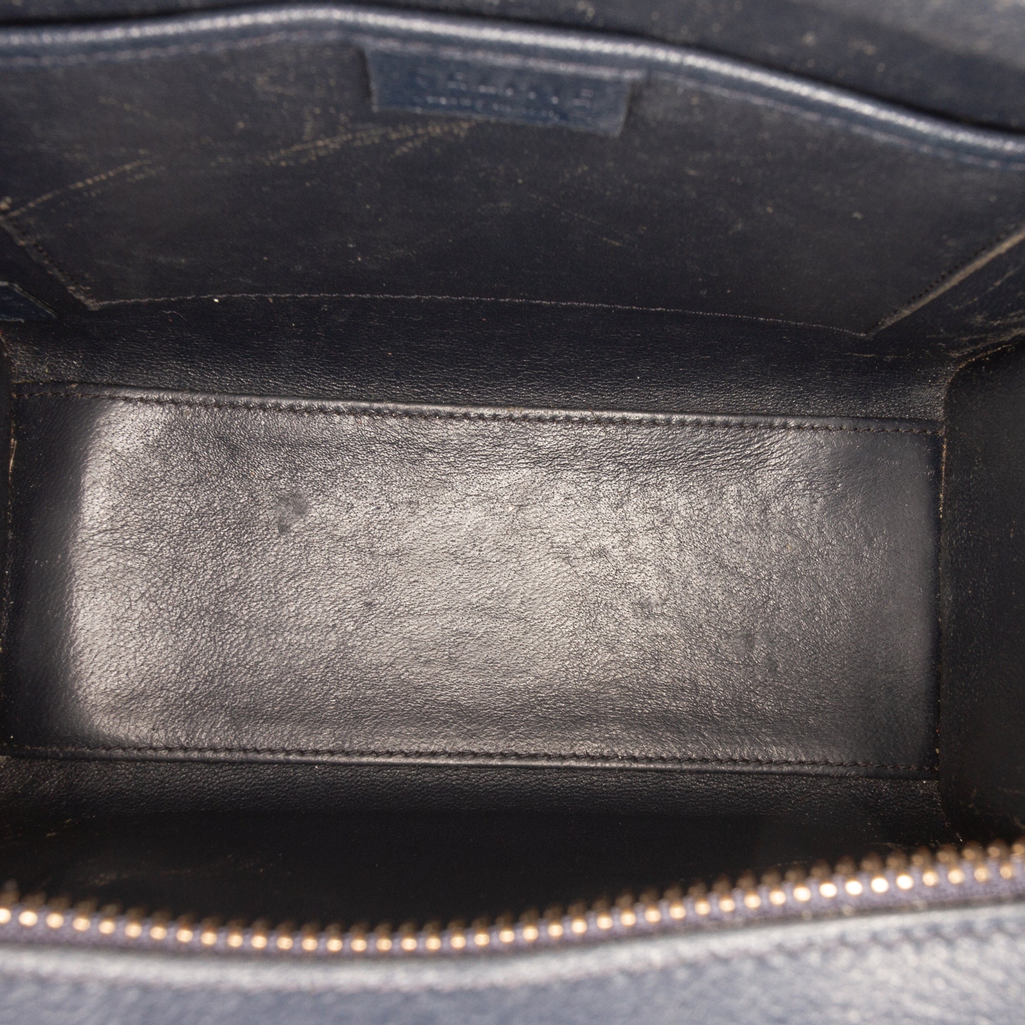 Nano Tricolor Calfskin and Suede Luggage Tote - Image 4