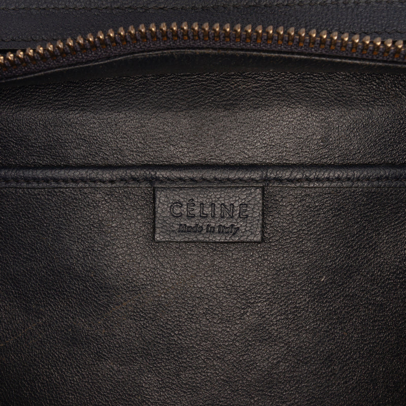 Nano Tricolor Calfskin and Suede Luggage Tote - Image 5