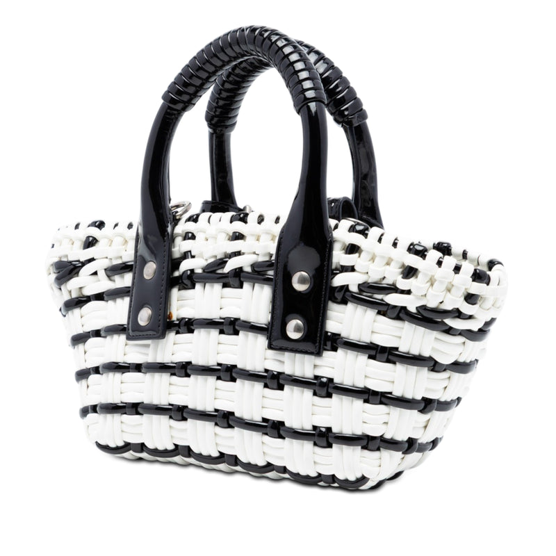 Faux Leather Bistro Basket Bag XXS - Image 2