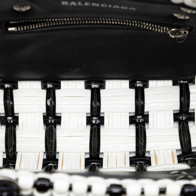 Faux Leather Bistro Basket Bag XXS - Image 4