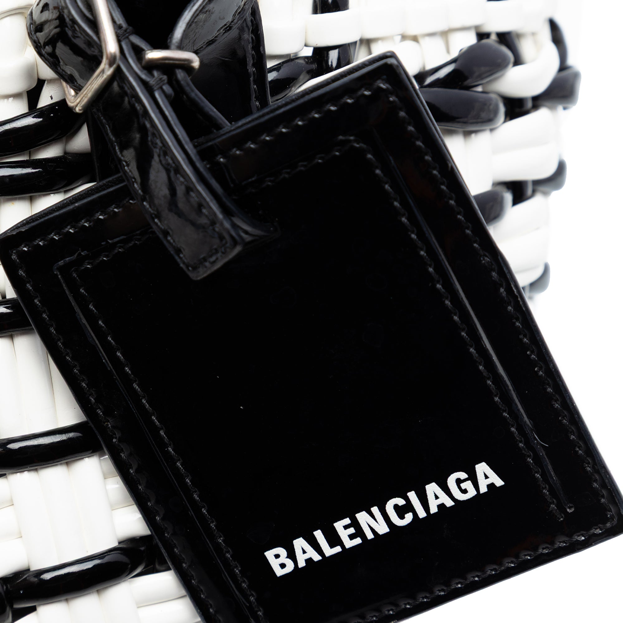 Faux Leather Bistro Basket Bag XXS - Image 5
