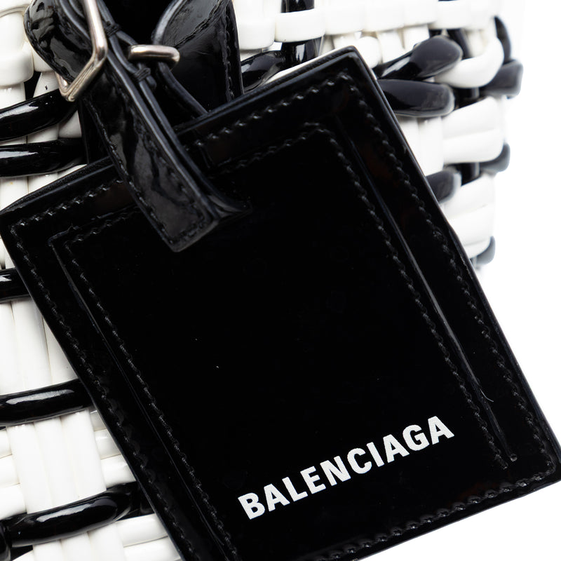 Faux Leather Bistro Basket Bag XXS - Image 5