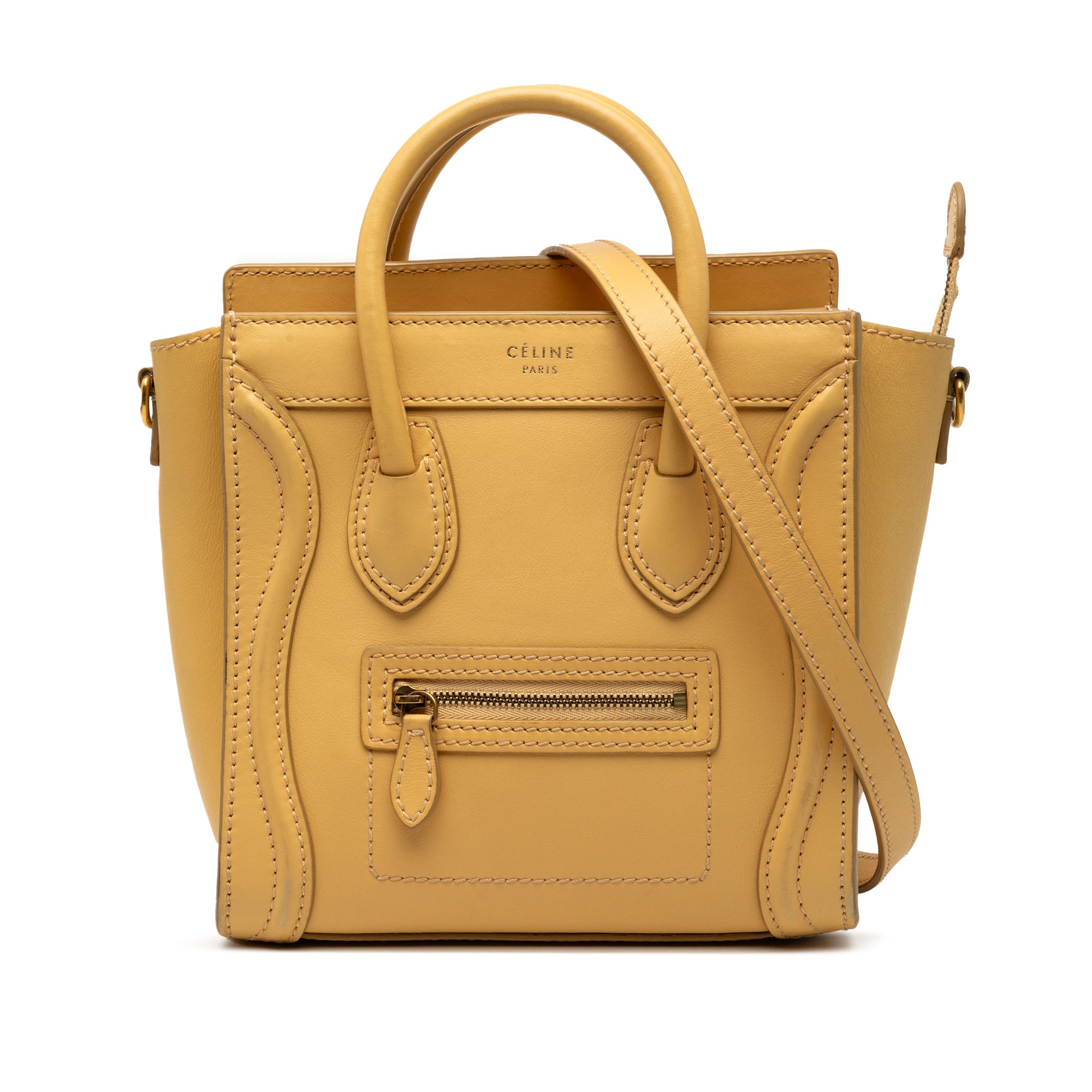 Nano Leather Luggage Tote - Image 1