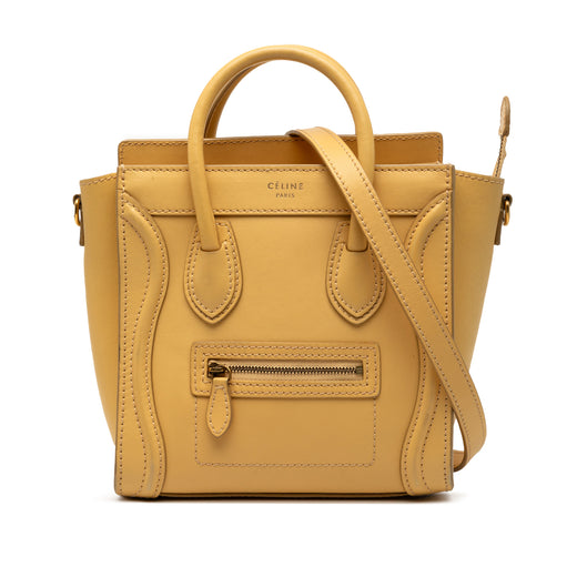 Nano Leather Luggage Tote - Image 1