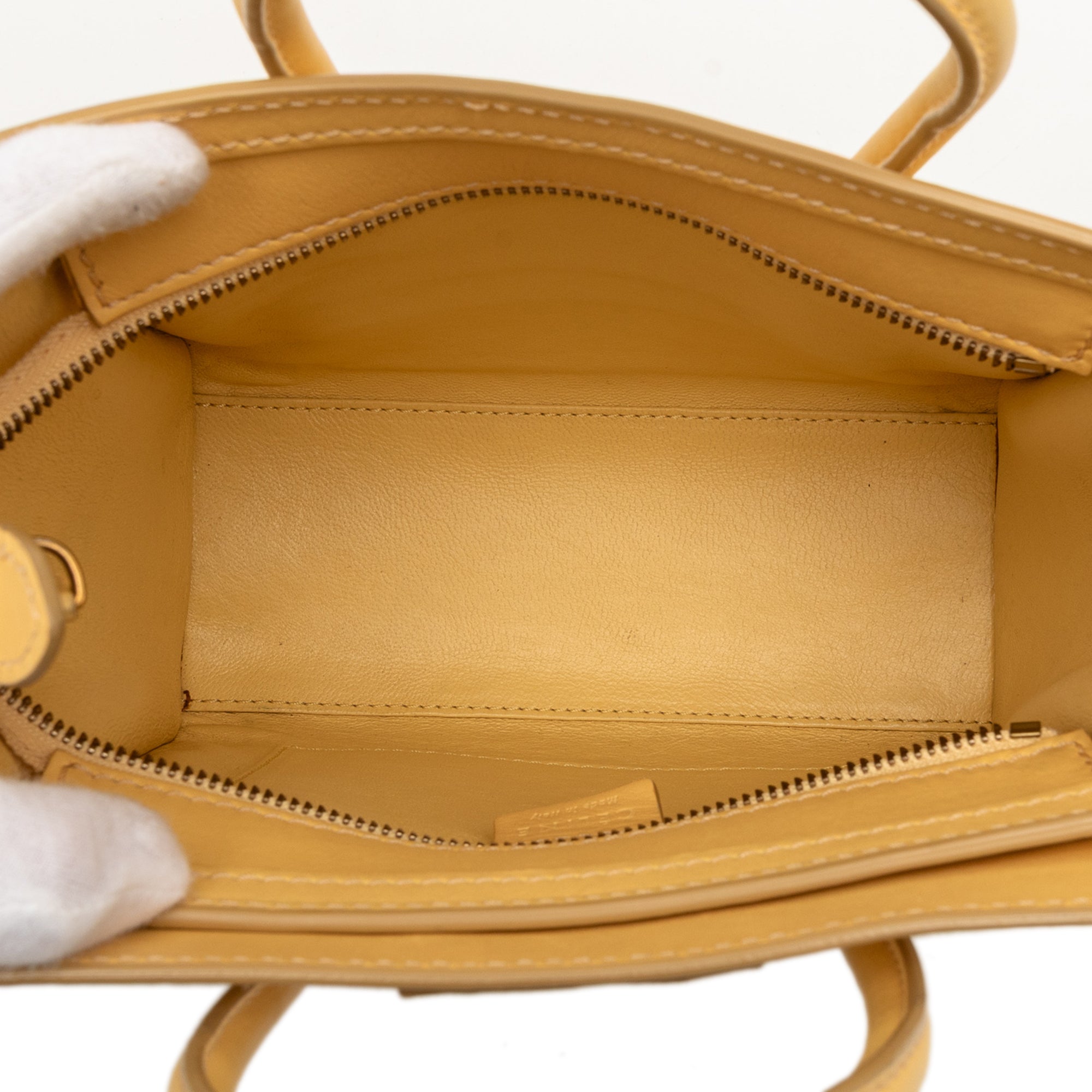 Nano Leather Luggage Tote - Image 4