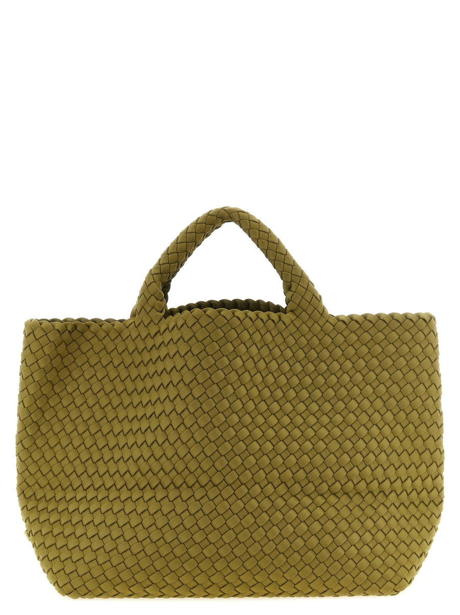 Naghedi Tote Bag — Olive Hand-woven Neoprene