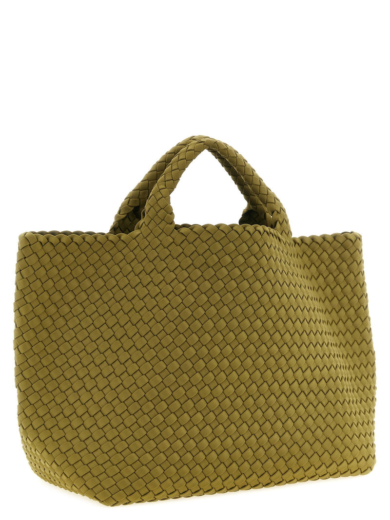 Naghedi Tote Bag — Olive Hand-woven Neoprene