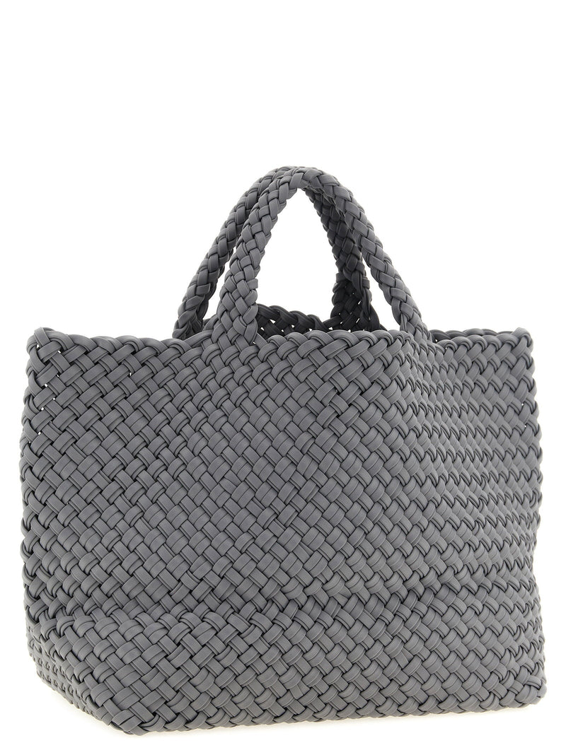 Naghedi Tote Bag — Gray Double-weave Neoprene