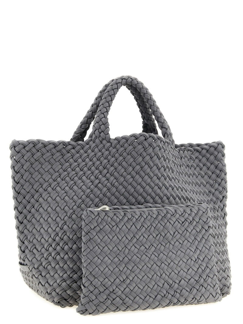 Naghedi Tote Bag — Gray Double-weave Neoprene