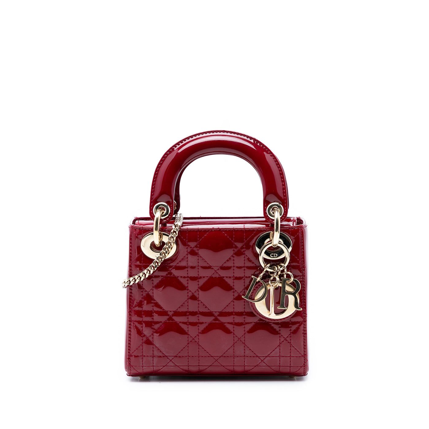 Mini Patent Cannage Lady Dior - Image 1