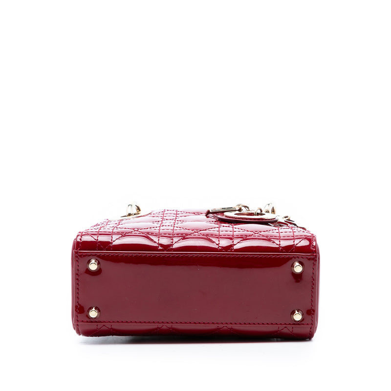 Mini Patent Cannage Lady Dior - Image 3