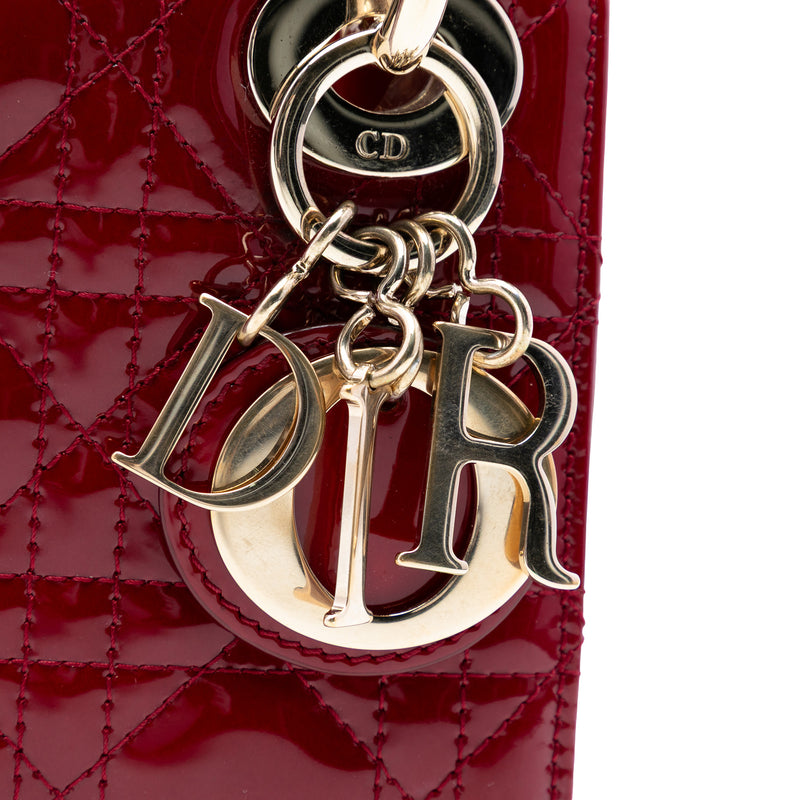Mini Patent Cannage Lady Dior - Image 6
