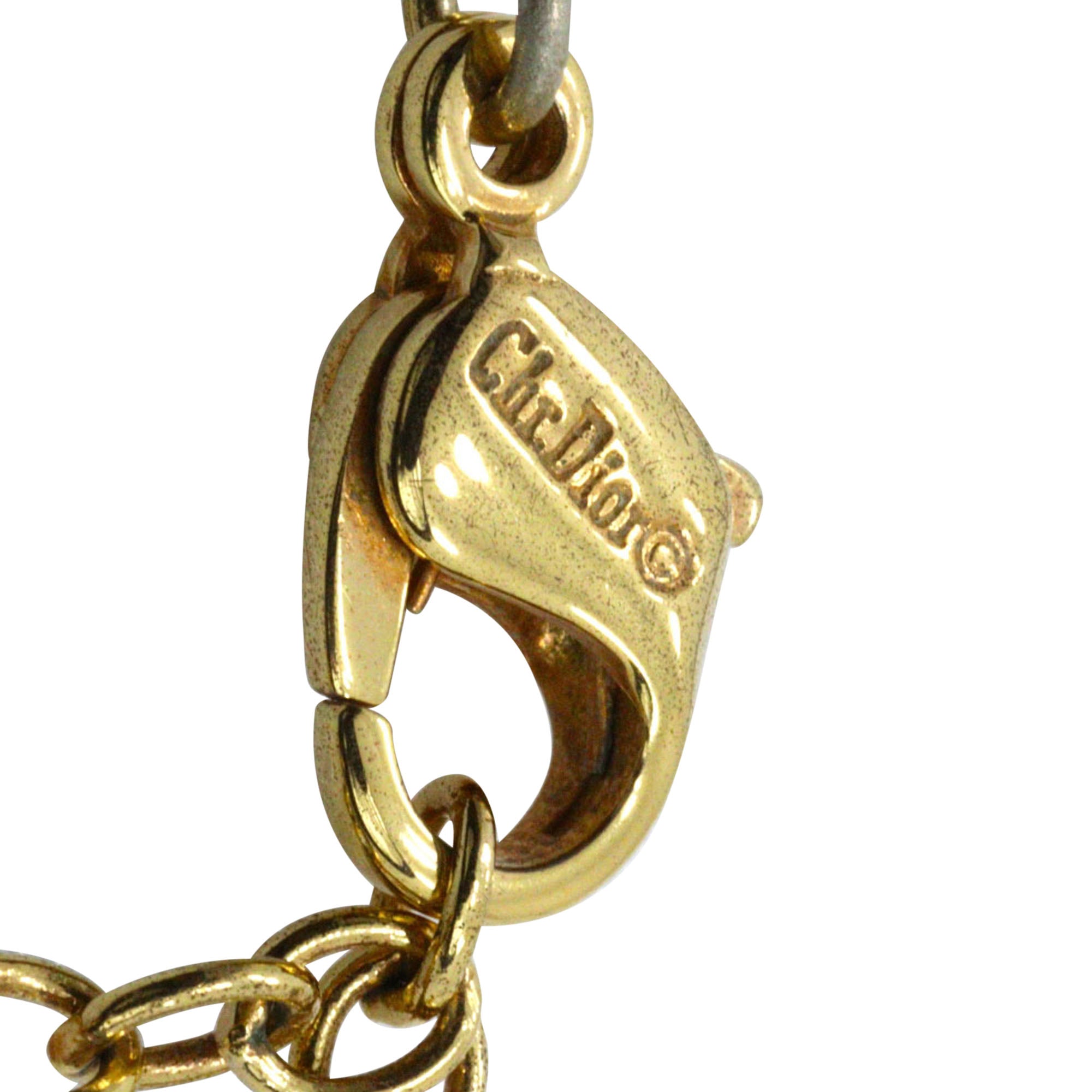 Gold Plated Strass Heart Pendant Necklace - Image 5