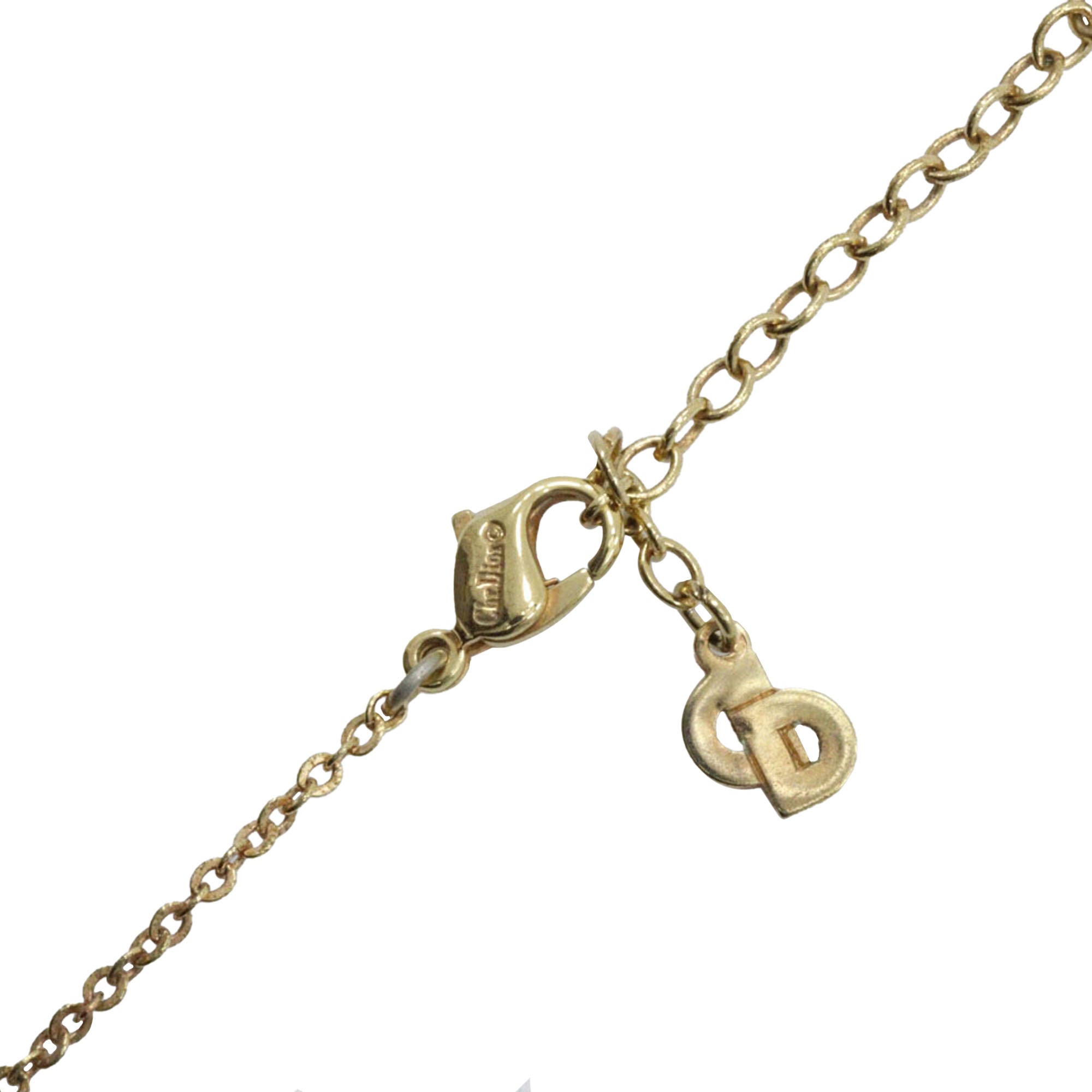 Gold Plated Strass Heart Pendant Necklace - Image 6