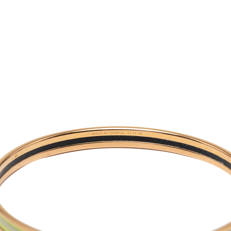 Extra Narrow Printed Enamel Uni Bangle - Image 4