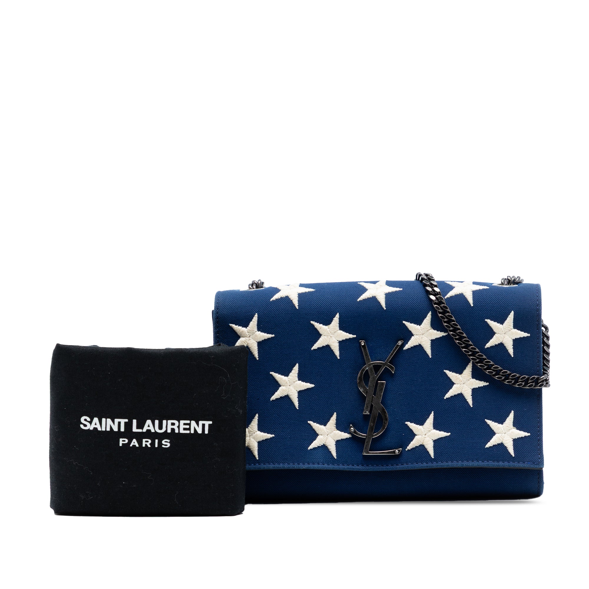 Small Star Embroidered Canvas Monogram Kate Crossbody - Image 8