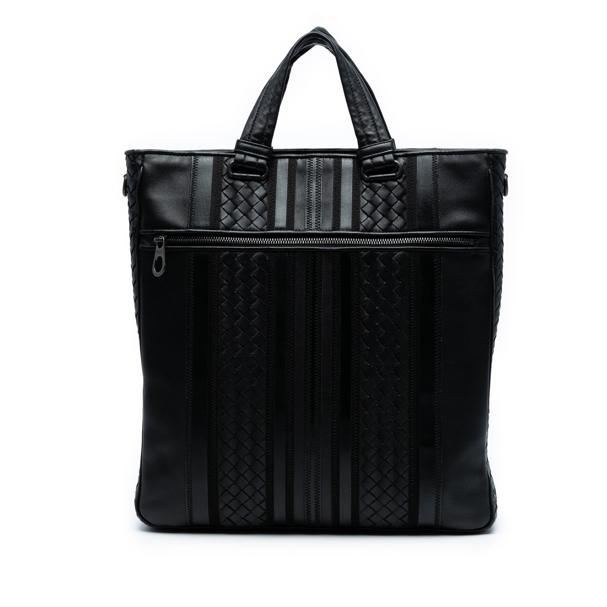 Nappa Intrecciato Tech Stripe Convertible Tote - Image 1