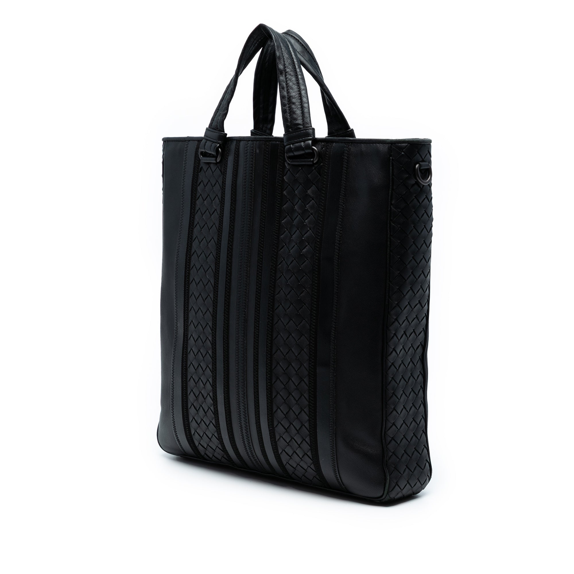 Nappa Intrecciato Tech Stripe Convertible Tote - Image 2