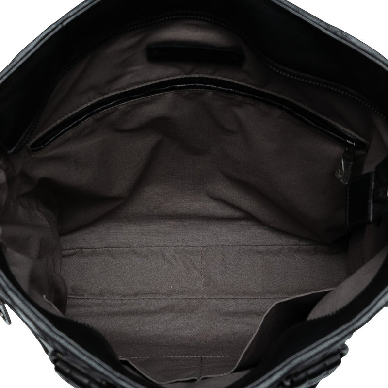 Nappa Intrecciato Tech Stripe Convertible Tote - Image 4