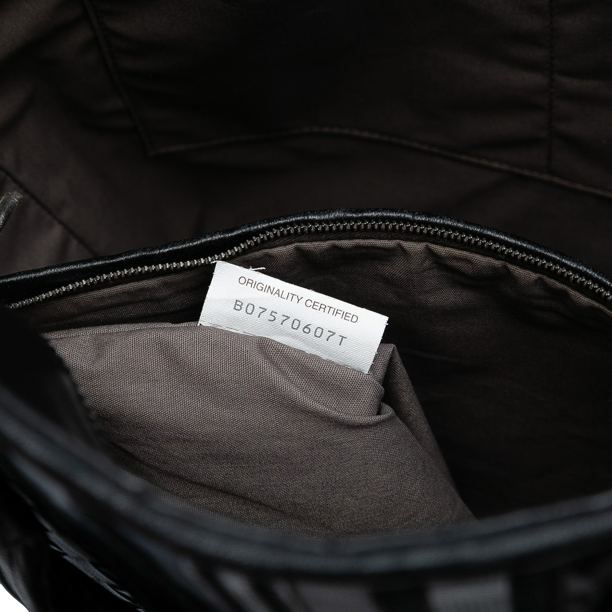 Nappa Intrecciato Tech Stripe Convertible Tote - Image 5