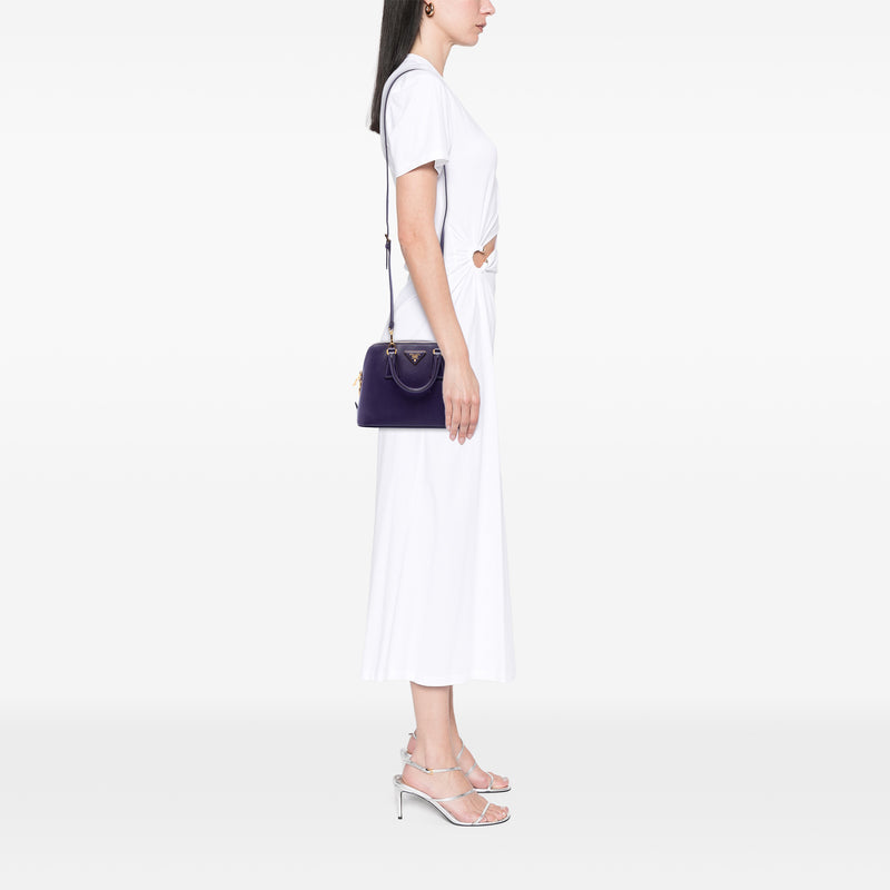 Small Saffiano Lux Promenade Satchel - Image 6