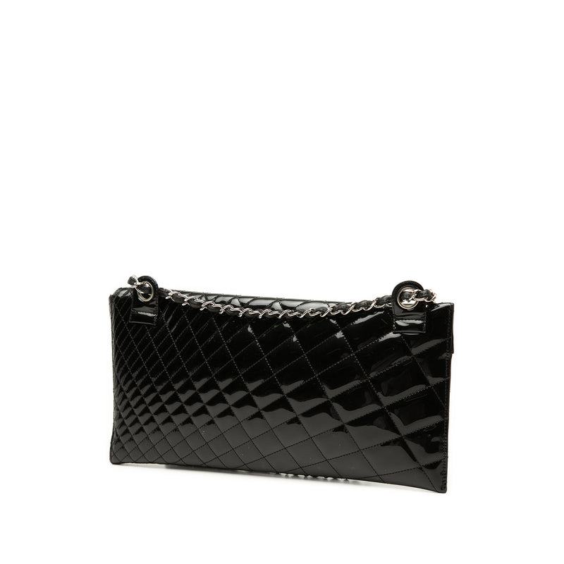 Quilted Patent Geometric Kaleidoscope Shoulder Bag - Image 2