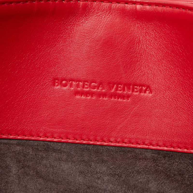 Small Nappa Intrecciato Roma Satchel - Image 6