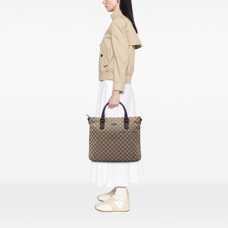 GG Canvas Satchel - Image 5