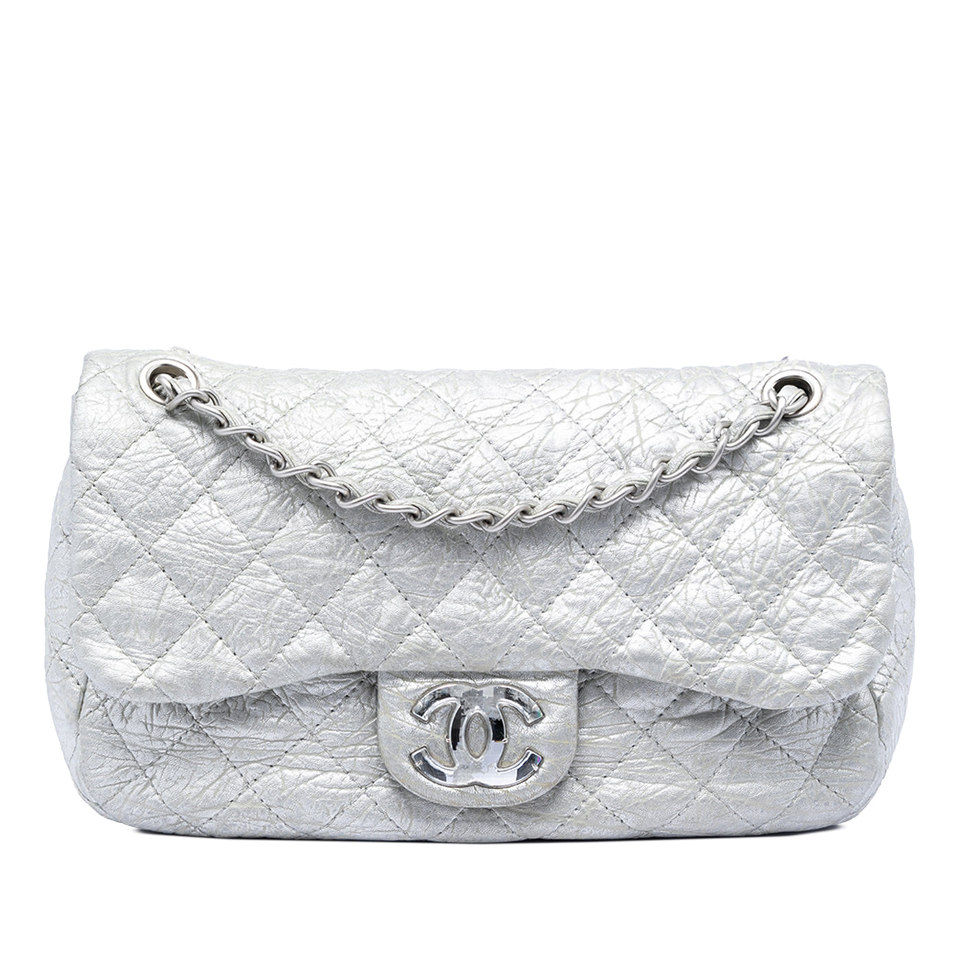 Medium Calfskin Ice Cube On the Rocks Flap - Image 1