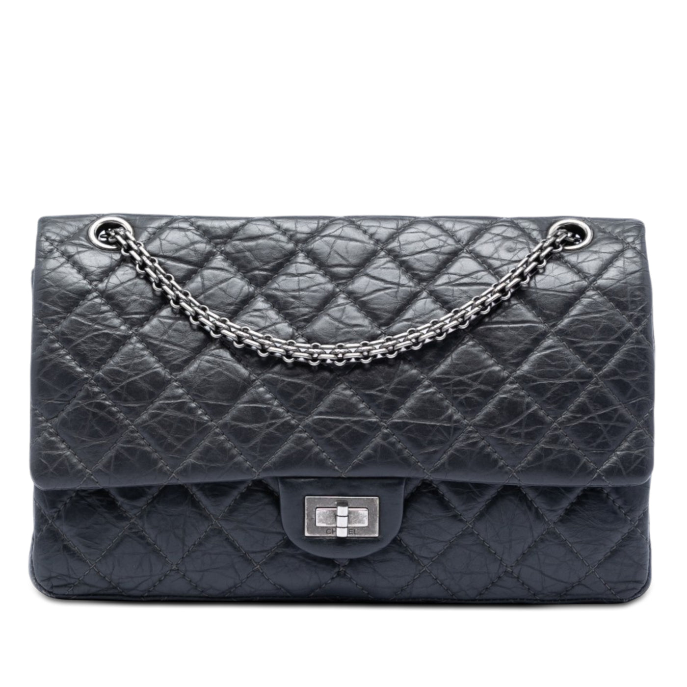 Quilted Aged Calfskin Reissue 2.55 Double Flap 226 - Image 1