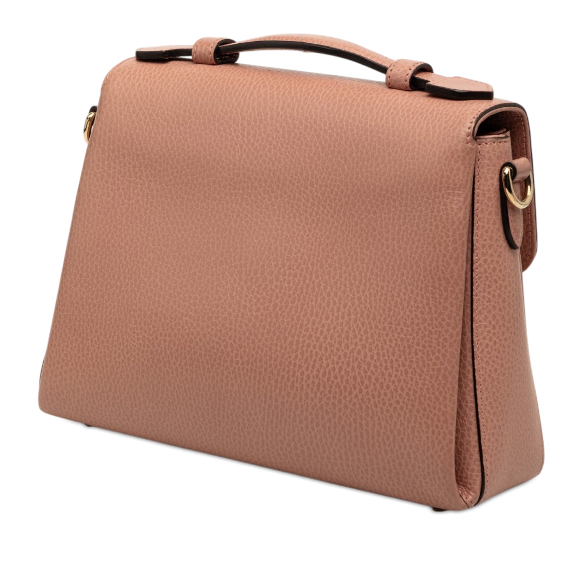 Small Dollar Calf Interlocking G Satchel · HEWI