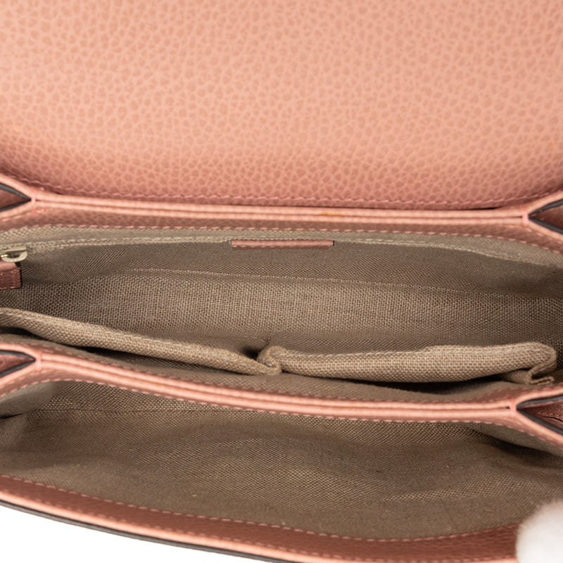 Small Dollar Calf Interlocking G Satchel - Image 4