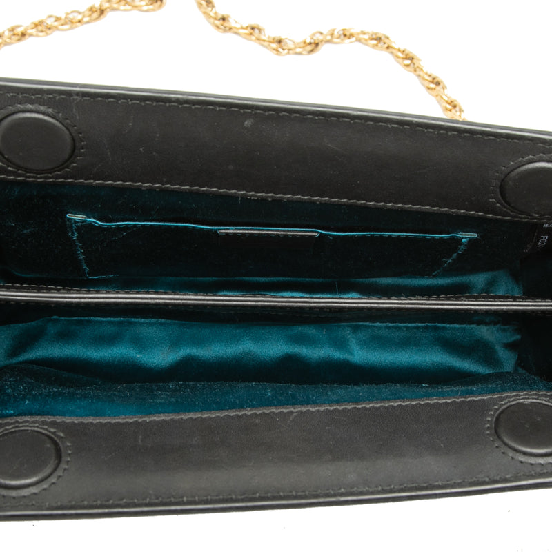 Small Suede Web Ophidia Chain Crossbody - Image 4