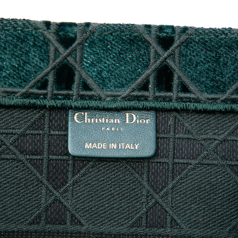 Medium Embroidered Velvet Cannage Book Tote - Image 5