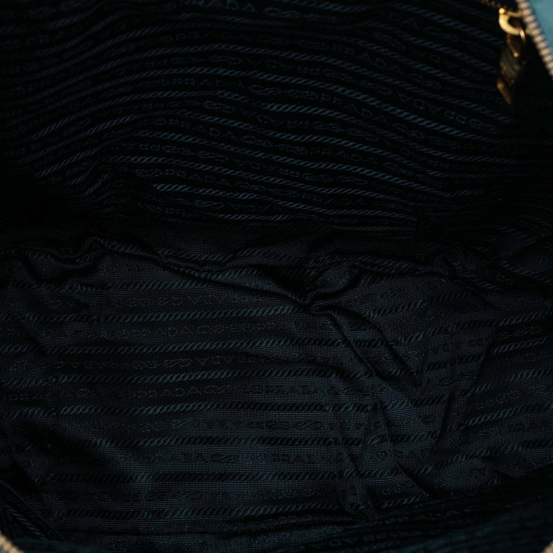 Saffiano Trimmed Tessuto Zip Top Convertible Tote - Image 4