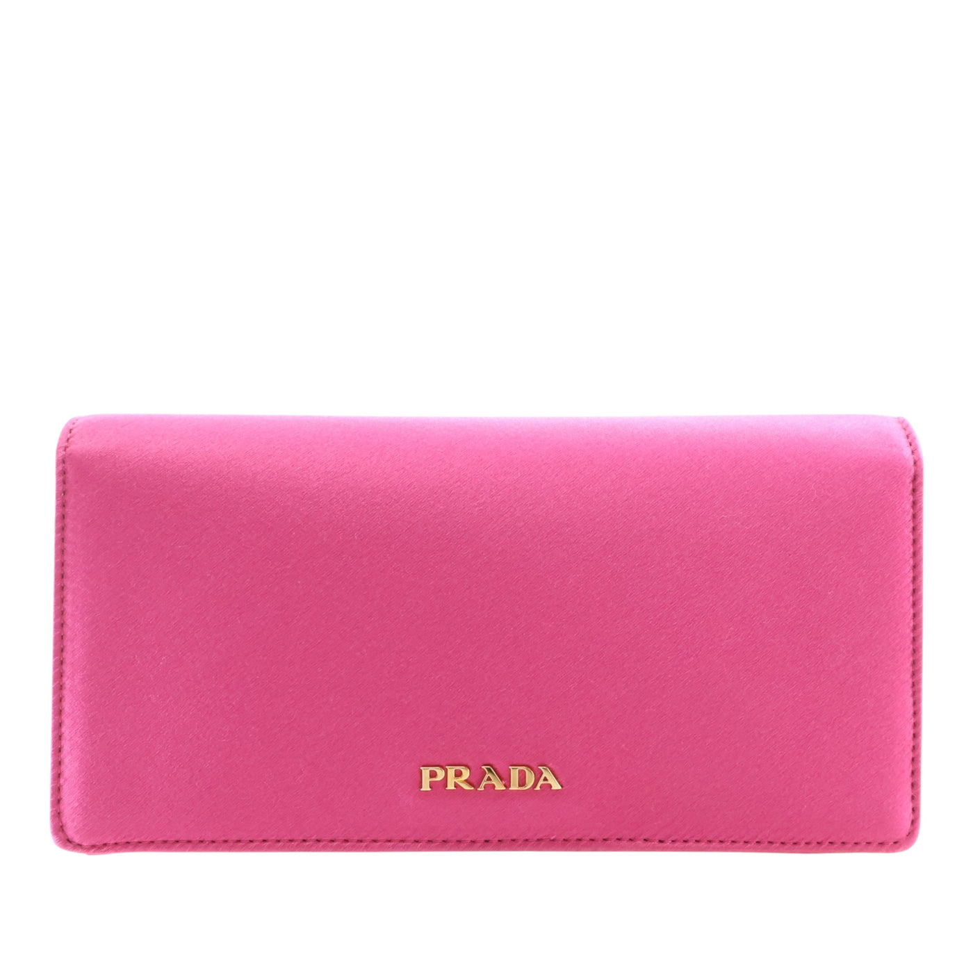Crystal Embellished Satin Evening Clutch - Image 1