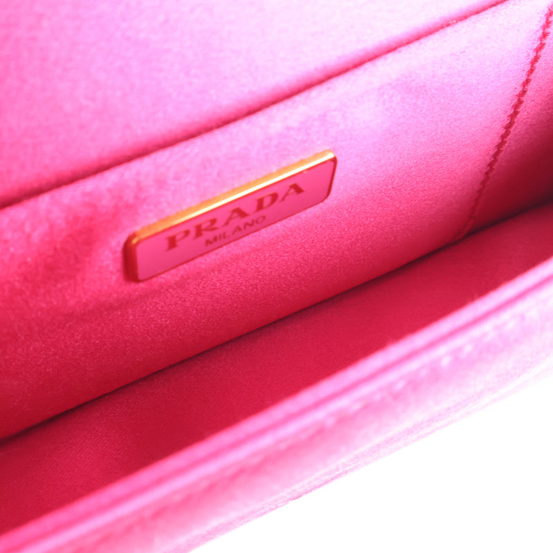 Crystal Embellished Satin Evening Clutch - Image 6
