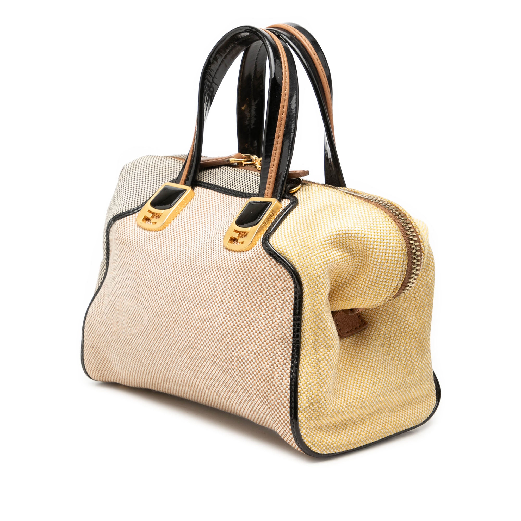 Mini Canvas Colorblock Chameleon Satchel - Image 2