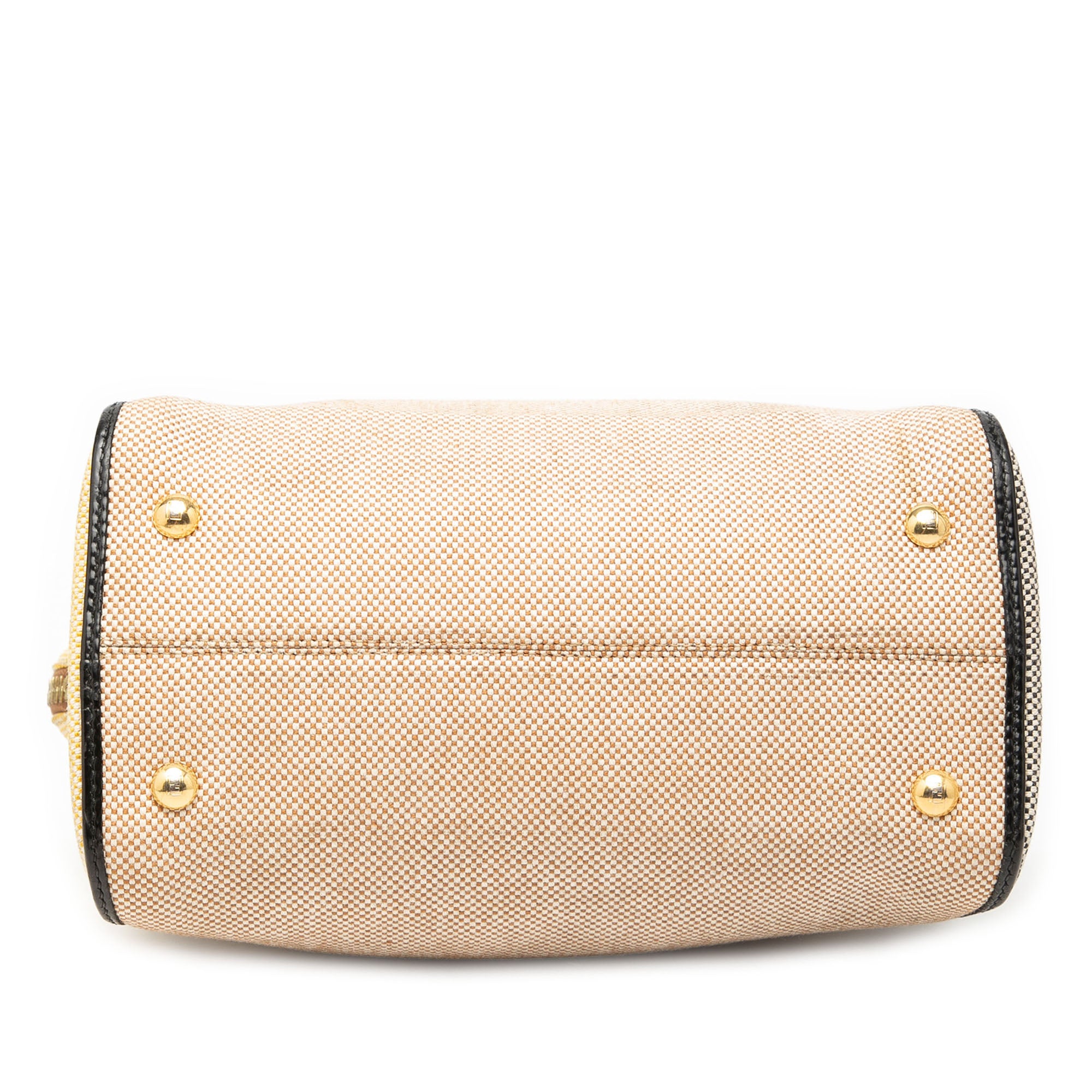 Mini Canvas Colorblock Chameleon Satchel - Image 3