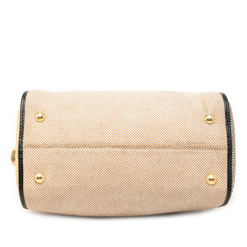 Mini Canvas Colorblock Chameleon Satchel - Image 3