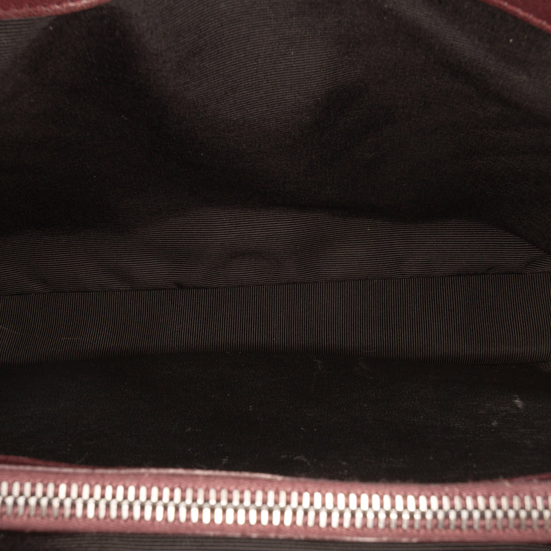 Large Sheepskin Chevron Monogram College Satchel - Image 4